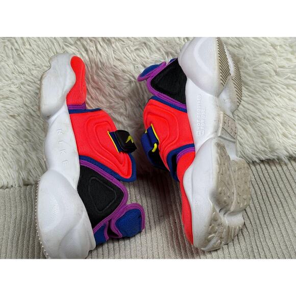 Nike Aqua Rift Shoes Womens Size 7.5 Pink Blue Neon Split Toe Strap Sneaker - Picture 2 of 8